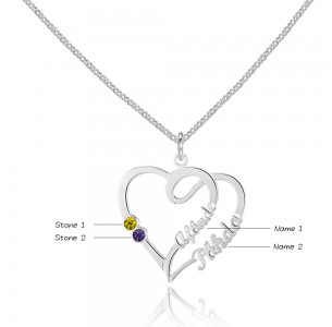 Personalized Birthstone Necklace JEWJONE101589